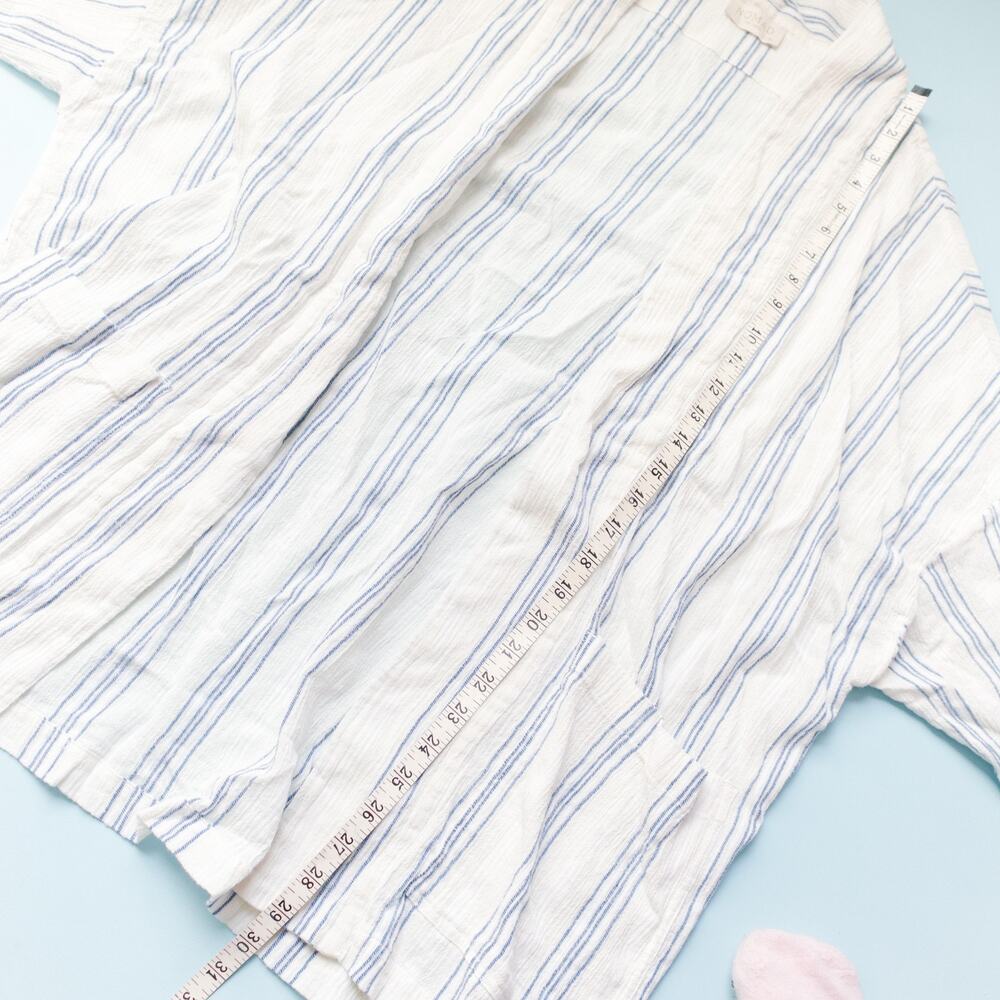 Nomad Ios Open Front Azure Stripe Gauze 100% Cott… - image 6